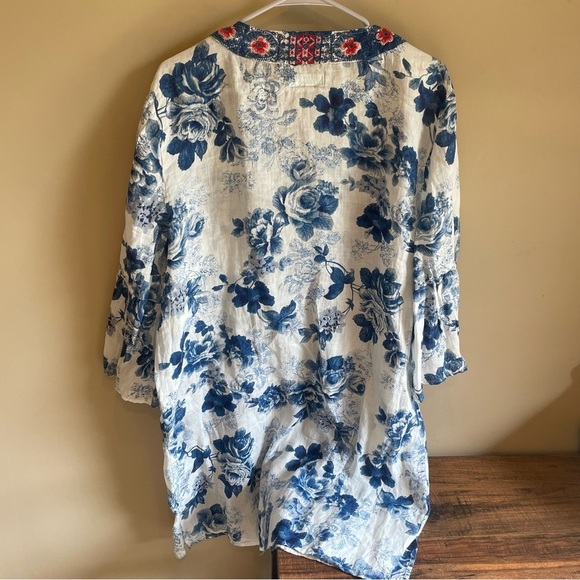 Johnny Was NWT Flare Sleeve Tunic Floral XL - Picture 6 of 9
